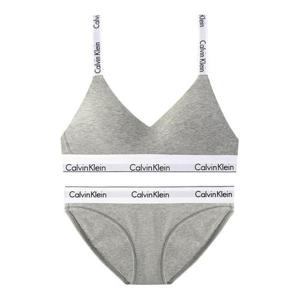 [캘빈클라인 언더웨어]CK 여성 브라렛+팬티 세트 QF7059+F3787 GREY