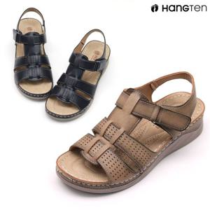 행텐 HT-C106 초경량 편한 여성 통굽샌들 여름샌들 쿠션 찍찍이 스트랩 편안한신발