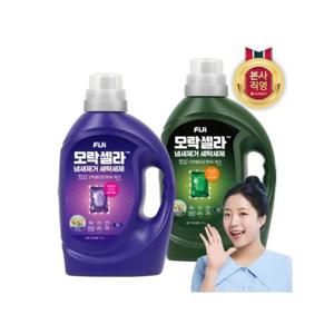 [피지]피지 모락셀라 냄새제거 액체세제 일반드럼 겸용 용기 2.1L x 1개(2종 택1)