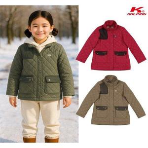 [콜핑]콜핑키즈 여아동 겨울 퀄팅 엉덩이기장 등산 패딩 자켓 KSC664MJ5G