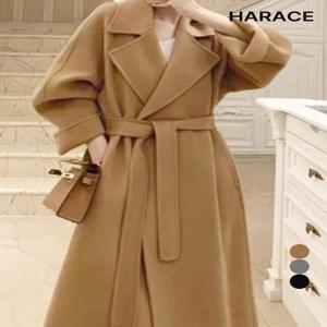 [헤레이스]카라 오버핏 핸드메이드코트_YMSH23FW953