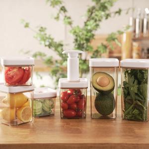 인블룸 진공 밀폐용기 4종 풀세트(450/750/1300+펌프)