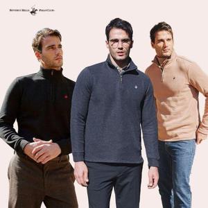 [비버리힐스폴로클럽]비버리힐즈폴로클럽 기모 하프 집업 3종, 남성