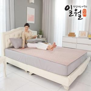 [일월] 프리미엄 텐셀브라운 초절전형 워셔블 카본 탄소 전기매트 / 카본매트 더블 + 더블