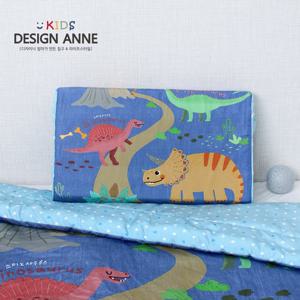 [디자인엔] 알러지케어 해피다이노 아동메모리폼베개