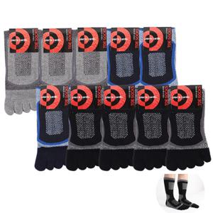 [피에르가르뎅]남성 아웃도어발가락양말10족 스포츠 장목양말