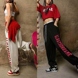 스트릿 패션 바지 걸스 힙합 댄스복 여자 조거 팬츠 [WA134DE]