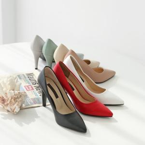 [비비오] 발편한 쿠션 여성정장구두 미들힐 펌프스 베이직 스틸레토힐 SC3102/5102/7102/9102