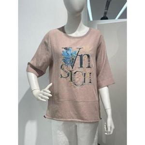 갤러리아_안지크(24S/S70%할인)여름티블라우스나염티블라우스 아랫단셔