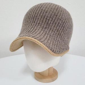 [나비드원]울 오리 챙모자/간절기 겨울 패션 니트모자  6color