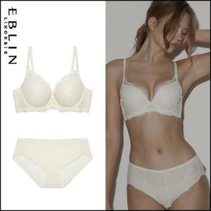 [에블린]헴팬티세트 레이스 와이어 (크림) EBBRFA248H