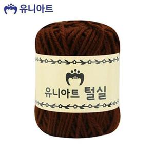 [JHQRMJ4J_4B](털실) 지관실 뜨개실 (진갈색)