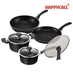 해피콜 티타늄 블랙 IH 프라이팬 냄비 5종세트 (F28/W28/뚜28/편18/양20)