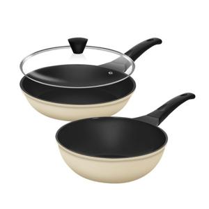 엘가 스윗쿡 후라이팬 3종 세트 ( 팬26 + 웍26 + 유리26 )