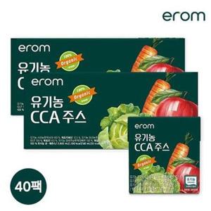 갤러리아_[이롬] 유기농 CCA주스 40팩 (140ml x 20팩 x 2박스)