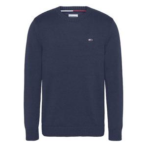[타미힐피거]타미진스 에센셜 레귤러핏 크루넥 니트 DM0DM11856 TWILIGHT NAVY