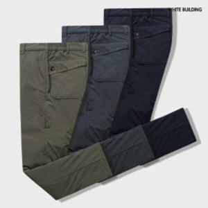 [화이트빌딩]화이트빌딩 남성 겨울 패딩바지 방한 솜바지 기모 아