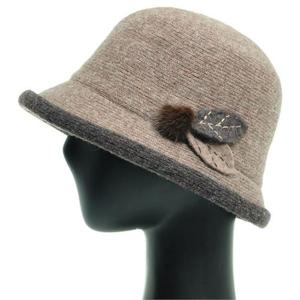 [플릭앤플록]JCU12.울혼방 니트 중년여성 벙거지모자 버킷햇  엄마 할머니 겨울 외출 모자