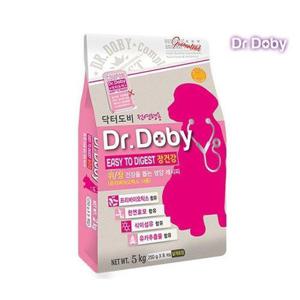 [RG31OR24]P164 닥터도비 장건강 애견 사료 5kg 강아지밥