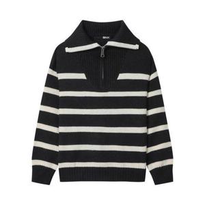 [BNX]아노락 반집업 스트라이프 긴팔니트 (BW4KP016L0)