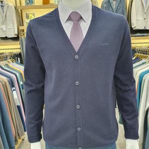 [크로커다일남성]가을겨울신상 이중우수 브이넥가디건CDAA9TP9794 381_SH