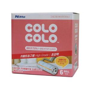 (WF87ABB) 고로고로 테이프클리너 리필 6개입-카페트침구