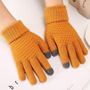 준캡 스마트폰 터치 파인애플 기모방한장갑 남여공용 남성장갑 여성장갑 스