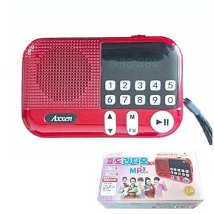 효도라디오 100곡 수록 MP3 휴대용 미니라디오 FM