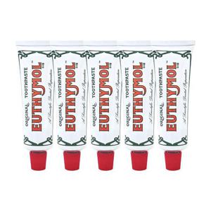 [유시몰][ EUTHYMOL ] 유시몰 오리지널 핑크 치약 대용량 120g 5개