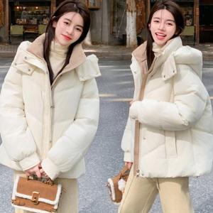 [블랙퀸] 트니즈 후드 루즈핏 패딩점퍼 blk004308