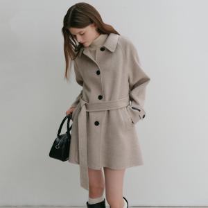 [룩캐스트]리앤 울 핸드메이드 하프 코트 / LEANNE WOOL HANDMADE HALF COAT_3colors