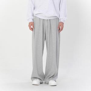 1+1 남자 투턱 벌룬 오버핏 와이드 츄리닝 트레이닝 팬츠 커플 시밀러룩 5 COLOR