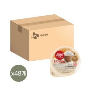 [APP전용] 햇반 윤기가득 쌀밥 210g x48개