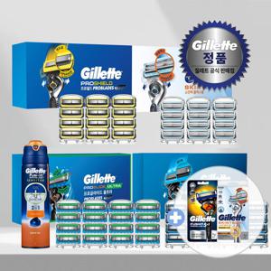 [APP전용] 질레트 2024 면도날 12입/16입 모음전 프로쉴드/스킨텍 + 면도날 구매시 면도기 증정