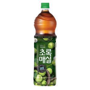 [웅진식품] 초록매실 제로 1.5L x 12페트