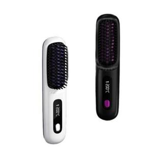 무선 브러쉬고데기 여행용 미니 빗 헤어 고데기
