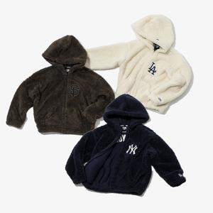 MLB 소프트 보아 후드 집업  133713141516