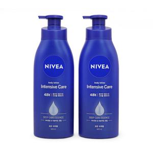니베아 건조한 피부에 촉촉한 인텐시브 케어 바디로션 400ml 2개