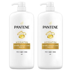 [팬틴] 케라틴 극손상케어 샴푸/컨디셔너 1200mlX2개