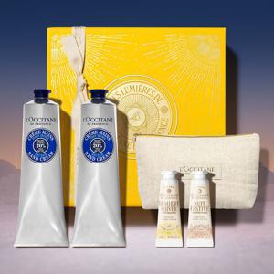 [기프트][단독]시어 핸드크림 150ml 듀오 세트(+홀리데이 시그니처2종+파우치)