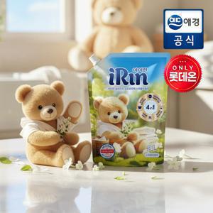 [APP전용][포토리뷰500P][롯데온 단독][무료배송 한정수량] 아이린 실내건조 섬유유연제 스파클링블루 2L