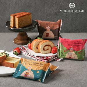 [APP전용] 유성딸기쨈쏘옥 롤케이크12개 /크로아상,모닝빵 생지 외