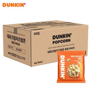 던킨 미니 대파 크림치즈팝콘 골라담기 (15g x 30봉 / 80g x 10봉)