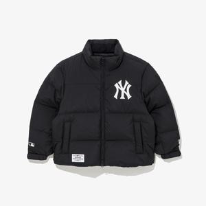 MLB 뉴욕 양키스 덕 다운 푸퍼 재킷 블랙 14432615
