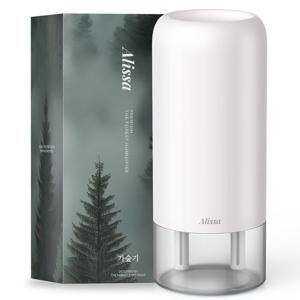 숲속안개 가습기 미니 초음파 사무용 무선 탁상용 충전식 700ml + 필터 4개