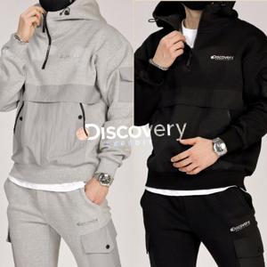 디스커버리 IW 3단 헤비 반집업 후드 기모 트레이닝복 세트 - 가을 겨울 신상(남여공용)