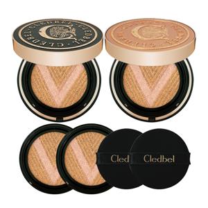 끌레드벨 리프팅 쿠션 V 밀착 글로우 파워 리프트 본품 2개+리필 2개