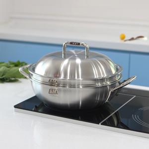 [공식정품] AMT 316Ti 통5중 샤프 파티웍 28cm(+사은품:레벤호프 미니스파츄라 랜덤1P)