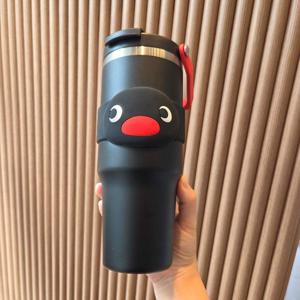 투썸플레이스 핑구 핸들 텀블러 887ml 블랙