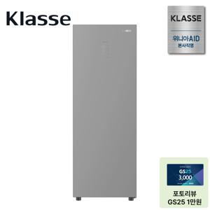 [7%카드즉시할인][25년 신제품] 위니아에이드 클라쎄 컨버터블 미니 스탠드형 김치냉장고 1도어 글라스모델 KAB112SS